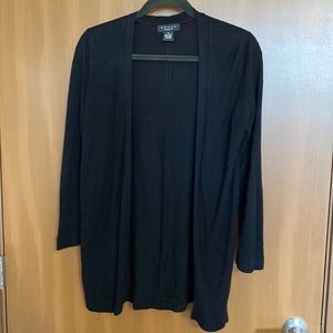 Black cardigan